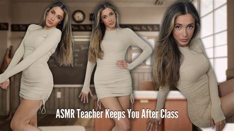Asmr Teacher Keeps You After Class Soft Spoken Youtube