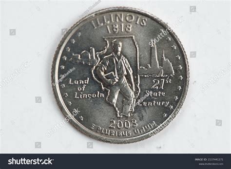 Quarter Dollar 25 Cents Coin Image Stock Photo 2137441271 Shutterstock