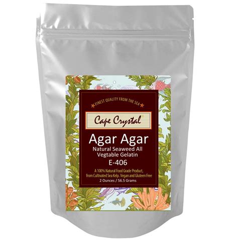 Agar Agar Powder By Cape Crystal 2 Oz Vegetable Gelatin Dietary Fiber