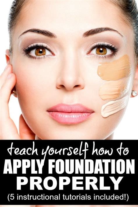 Foundation Applying Makeup Tips Pic Flamingo