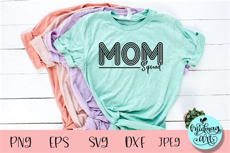 Mom Squad Svg Mom Svg Graphic By Midmagart · Creative Fabrica