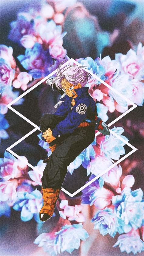 Throughout the original series, it is shown that majin come in all different body types; Trunks iPhone Wallpaper made by Oravele | Iphone wallpaper ...