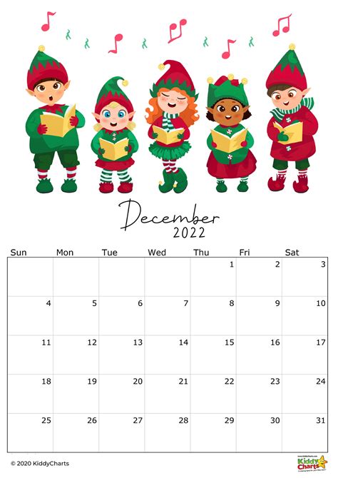 December 2022 Calendar Printable