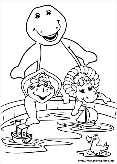 Get This Barney Coloring Pages Printable For Kids 22781
