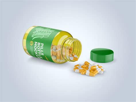 Free photoshop actions, lightroom presets, psd templates, mockups, stocks, vectors, fonts with direct download links. Free Open Transparent Bottle with Pills Mockup | Free ...