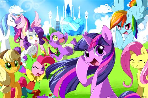 My Little Pony Friendship Is Magic Cartoon Hd Wallpaper Image For