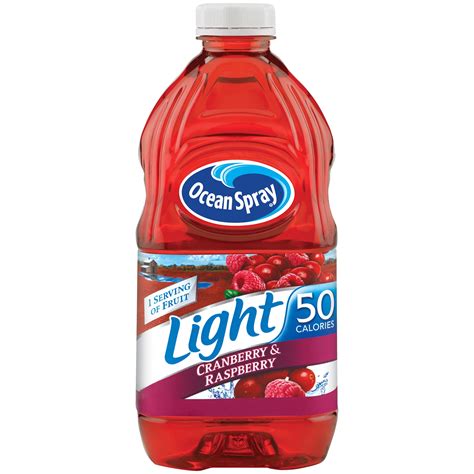 Ocean Spray Light Cranberry Raspberry Juice 64 Fl Oz