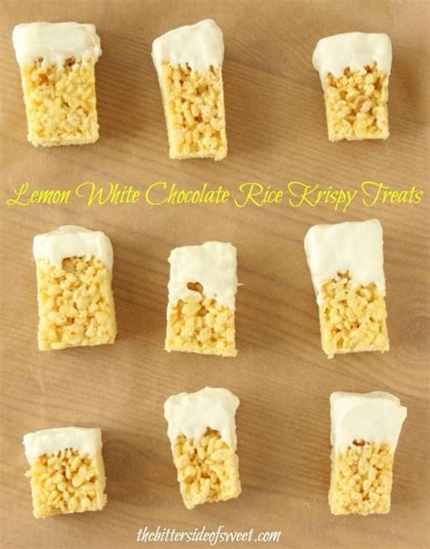 Some tuna now and then probably won't hurt. Lemon White Chocolate Rice Krispy Treats Recipe is a fun ...