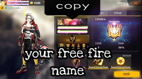 After that, you can paste the text having that font any where you want. how to copy free fire stylish name , free fire ka name ...