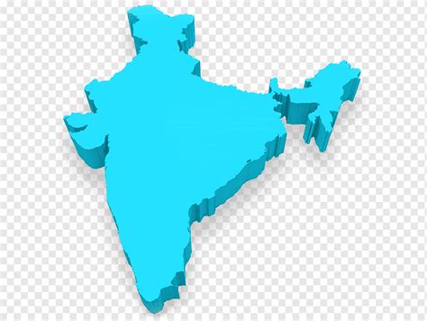 Detailed 3d Map Of India Asia With All States Vector Image 41 Off