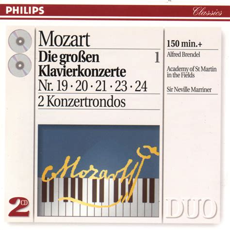 Mozart The Great Piano Concertos Brendel Insights