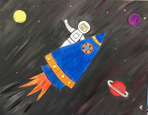 Astronaut Art For Kids
