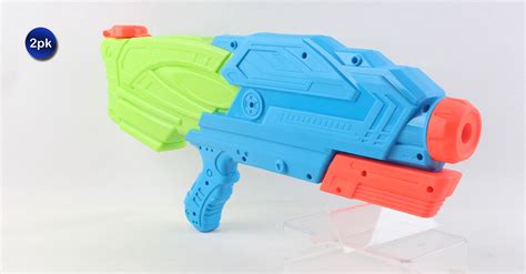 2 Pack Pure Blasting Action Extra Large Water Squirt Gun