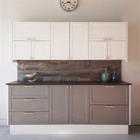 Most of ikea's cabinets are laminated which are hard to paint since the paint doesn't easily stick to the smooth surface. Supermatte Grey Shaker | Ikea kitchen, Painting kitchen ...