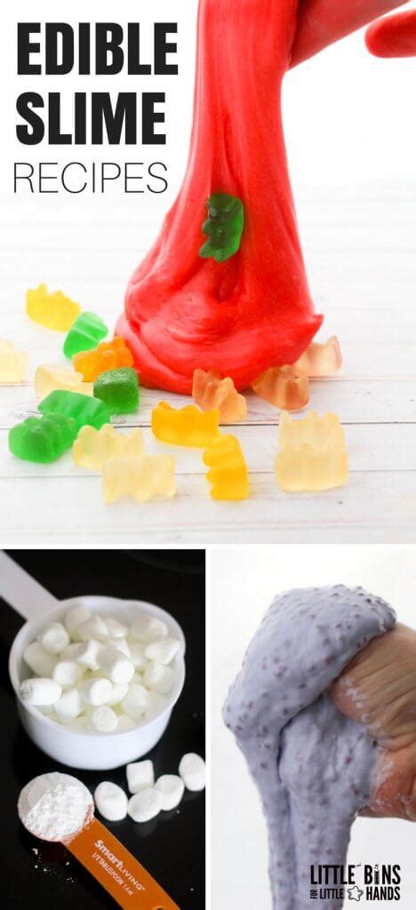 12 Fun Edible Slime Recipes For Kids Little Bins For Little Hands