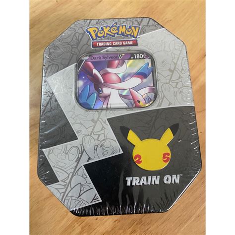 Pokemon Tcg Celebrations 25th Anniversary Tin Dark Sylveon V Shopee