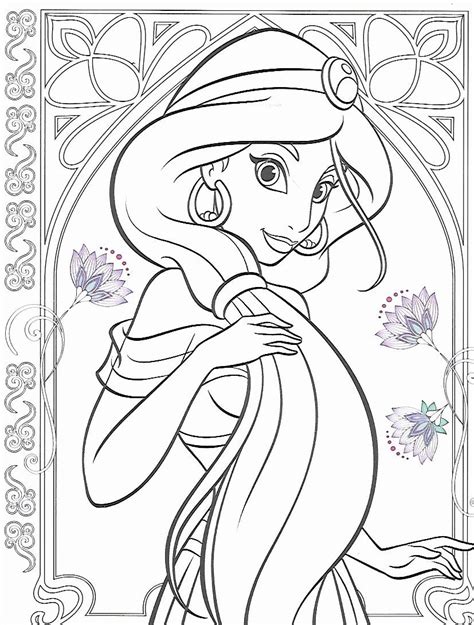Printable Adult Coloring Pages Princess
