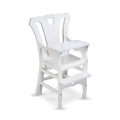 melissa and doug deluxe wooden doll high chair by melissa and doug dp