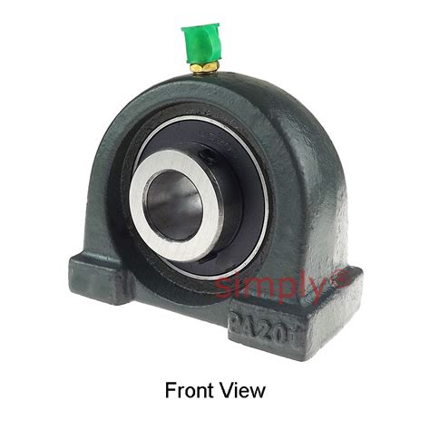 Pillow block bearings are constructed of a housing and a bearing. UCPA203 Threaded Base Small Footprint Metric Pillow ...