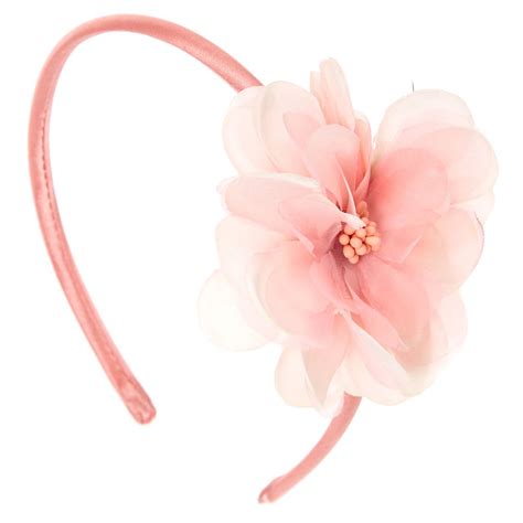 Light Pink Flower Headband Claires