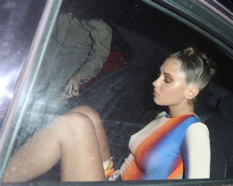 Free Braless Iris Law Seen At The Love Magazine Party Wearing A