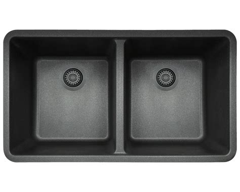 The vector stencils library bathroom contains 41 bathroom equipment shapes. 802-Black Double Equal Bowl TruGranite Kitchen Sink