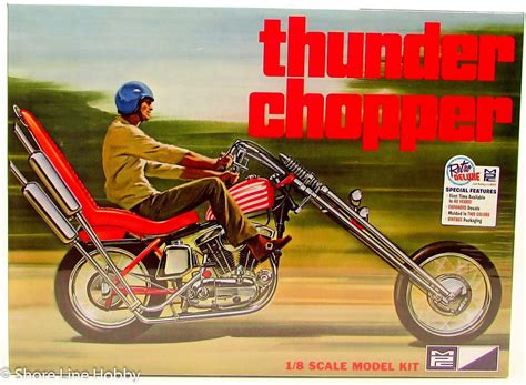 Mpc Thunder Chopper Motorcycle 835 18 New Motorcycle Plastic Model Kit