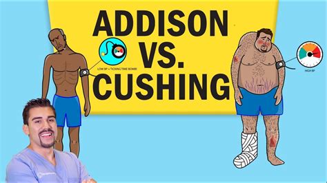 Addisons Vs Cushings Disease For Nclex Rn Youtube