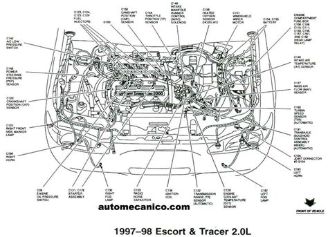 What is the cost to diagnose the p1633 ford code labor: Diagram of 1998 ford escort engine