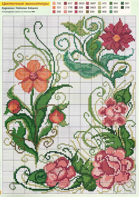 Cross stitch flowers cross stitch border pattern embroidery patterns cross stitch fonts cross stitch borders corner floral cross stitch embroidery stitches. Flowers with leaves cross stitch patterns - free cross ...