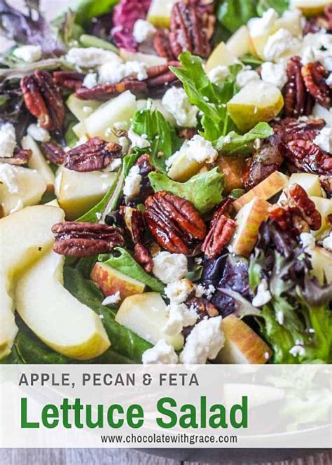Apple Pecan And Feta Salad Chocolate With Grace