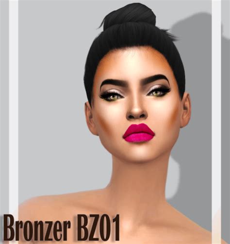 Makeup Sims 4 Cc Makeup Bronzer Queen Makeup