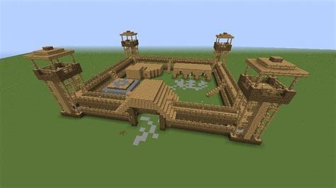 The Fort Minecraft Fort Minecraft Castle Cool Minecraft Minecraft