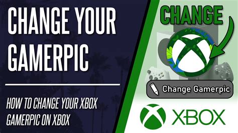 How To Change Your Gamerpic On Xbox Series X S And One Youtube