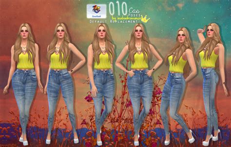 Cas Poses By Inabadromance Bad Romance Sims 4 Sims