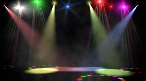 Swirling Colored Stage Spotlights Motion Background 0018 Sbv 300018299