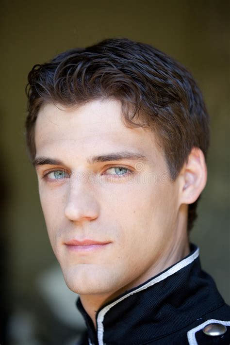I'll say this is denfinetely possible as the colour of eyes and hair are not determined by a single set of alleles so the characteristic is i have brown hair and blue eyes. Handsome Guy With Gorgeous Blue Eyes Stock Photo - Image ...