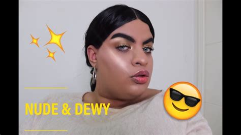 NUDE DEWY MAKE UP TUTORIAL GLAMMEDBYGIGI YouTube