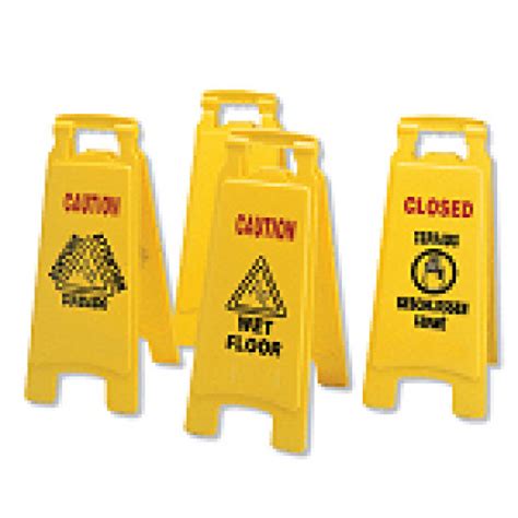 Heavy Duty Floor Stand Caution Chemical Spill