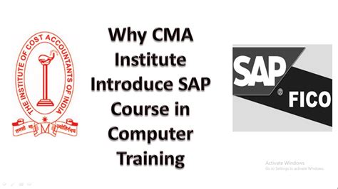 Why Cma Institute Introduced Sap Course New Computer Training