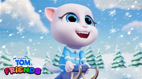 Angelas Magical Snow Day New My Talking Tom Friends Update Official Trailer Youtube
