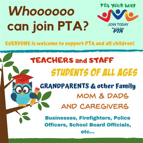 Whoooo Can Join Pta Sm Nys Pta