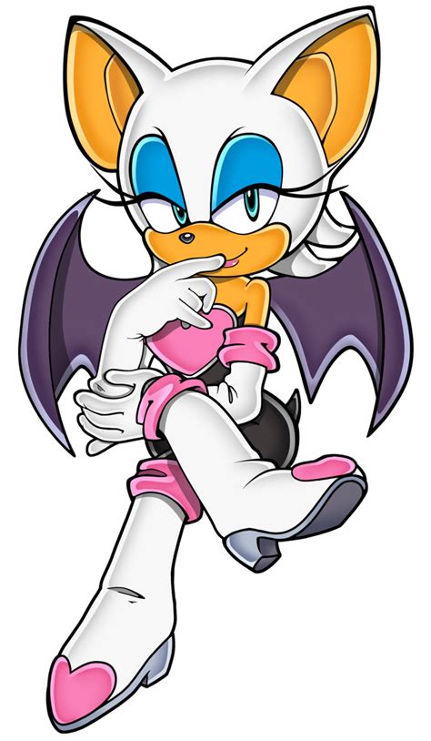 Rouge The Bat Is The Female Sonic In Terms Of Their General Nature