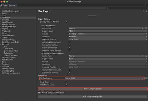 Working With The Fbx Exporter Setup And Roundtrip Unity Learn