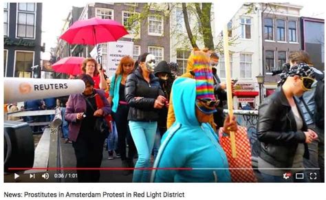 Prostitutes Protest Against Real Sex Dolls In Red Light District Brothelsamsterdam Red Light