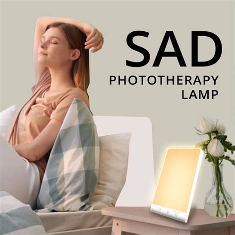 Uv Free Sad Light Therapy Lamp Anti Depression Seasonal Affective Disorder Phototherapy Lamp Led