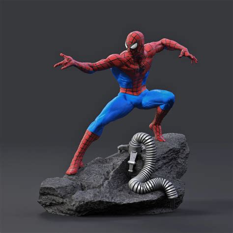 Spider-Man 3d print model spiderverse marvel spiderman