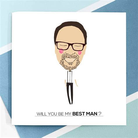 Personalised Best Man Card By Rabal