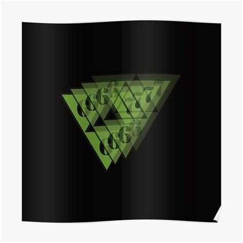 667 League Of Shadows Freeze Corleone Green Logo Poster By Comores22
