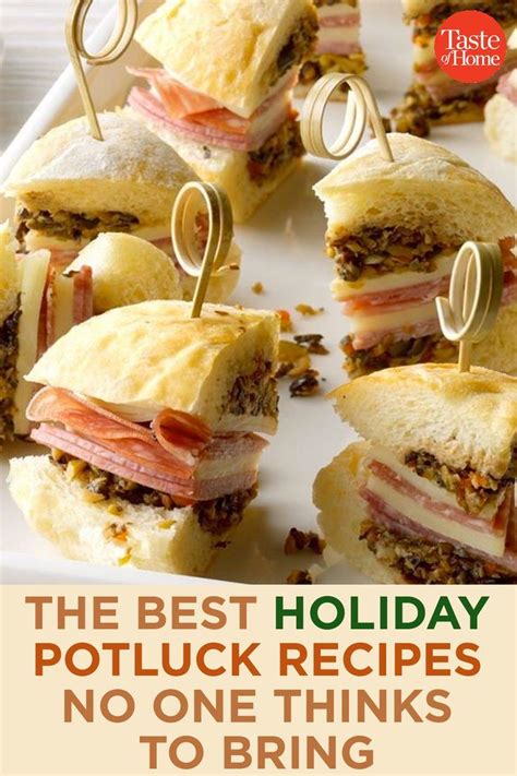 The Best Holiday Potluck Recipes No One Thinks To Bring Holiday Potluck Recipes Potluck